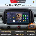 4+64G Für Fiat 500X 2014-2020 Android 13 Autoradio CarPlay DAB Navi RDS BT DE