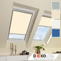 Dachfensterrollo für Velux Verdunkelung mit Seitenschienen GDL / GIL / VFB / VFE