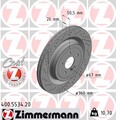 2x Bremsscheibe COAT Z ZIMMERMANN 400.5534.20 für MERCEDES R231 W205 GT AMG SL