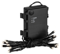 LED Lichterkette außen Batterie warmweiß 6/18h Timer 20/50/100 o. 200 LEDs IP44