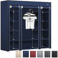 KESSER® Kleiderschrank Stoff Kleiderstange Falt Schrank Stoffschrank Garderobe