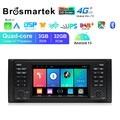 7" Android 13 Carplay Autoradio GPS NAVI RDS DAB+ Für BMW 5er E39 X5 E53 7er E38