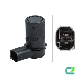 Sensor Einparkhilfe gesteckt 3-polig HELLA für u.a. FORD Focus II Turnier