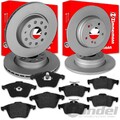 ZIMMERMANN BREMSSCHEIBEN + BELÄGE VORNE+HINTEN passend für VOLVO V40 V50 C70 S40