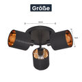 LED Spotleuchte schwenkbar Retro Weiß GU10 Deckenlampe Wandleuchte Spot Flur DE