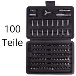 Schrauberbitset Bitset Bitbox Bitsatz 100-teilig Vielzahn Bithalter Kreuz