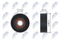 NTY RNK-AU-012 Spannrolle, Keilrippenriemen für AUDI,SEAT,SKODA,VW