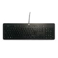 HP Tastatur USB Slim Business kabelgebunden KBAR211 UK QWERTY Layout - schwarz