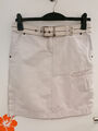 Esprit Rock mit Gürtel Gr.36 beige Top Zustand