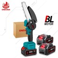 ONEVAN 6 Zoll für Makita Akku Kettensäge Mini Elektro Kettensägen Handkettensäge