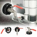 IBC Adapter mit Auslaufhahn Kugelhahn Regenwasser für 1000 Liter Container Tank
