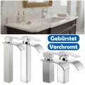 Waschtischarmatur Wasserfall Wasserhahn Waschbecken Badarmatur Badezimmer