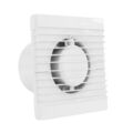 Leiser Badventilator 80 mm Wandlüfter Abluft Küche Energiespar PLANET ENERGY 80S
