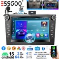 AI DAB+ Apple CarPlay Android15 Autoradio GPS NAVI RDS MIC WiFi Für Opel Corsa D