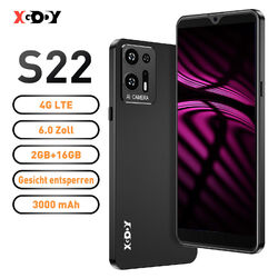 6,0 Zoll Handy 2024 NEU Dual SIM Smartphone 4G Ohne Vertrag  Android Quad Core