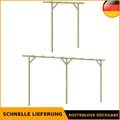 Rosenbogen Rankhilfe Spalier Torbogen Blumenbogen Holzbogen 200/400cm vidaXL