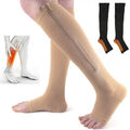 Kompressionsstrümpfe Stützstrümpfe Mit Reißverschluss Thrombose Socks Kniesocken