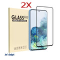 2x Panzerfolie für Samsung Galaxy  Displayschutz Echt Glas Folie Full Cover