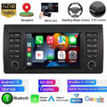 Für BMW 5er E39 X5 E53 2G+32G Android 12 Autoradio Carplay GPS Navi BT DAB+ RDS