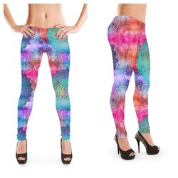 Mandala Dekor Elementen Vintage Druck Leggings Yoga Fitness Alternative Mode