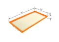 BOSCH F 026 400 505 Luftfilter  für MERCEDES-BENZ Filtereinsatz