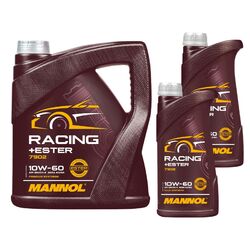 6 Liter MANNOL Racing+Ester 10W-60 Motoröl API SN/CH-4 ACEA A3/B4