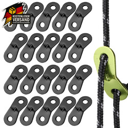 Aluminiumlegierung Guyline Zeltleinenspanner Cord Adjuster stabil langlebig für 