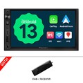 DAB+ Doppel DIN Android Autoradio 7" Wireless CarPlay Android Auto Bluetooth GPS