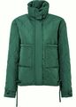 Modische wattierte Steppjacke Gr. 42 Mattgrün Damen Stepp-Jacke Mantel Neu*