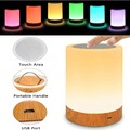 Touch Tischlampe Dimmbar RGB LED Aufladbar Nachtlicht Farbwechse Nachttischlampe