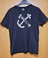 ST. Pauli Damen T-Shirt Kurzarm Schwarz Druckmotiv neu ohne  Etikett -  Gr. 164