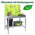 Pflanztisch Blumentisch Hochtisch Gartentisch Lochwand 120x60 cm verzinkt 400 kg