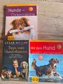 3 Hundebücher/Ratgeber Hunde Cesar Millan Spielen Clickertraining....