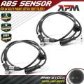 2x ABS Sensor Raddrehzahl Hinten für VW Golf II Passat Jetta II Seat Toledo I