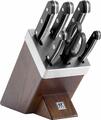 ZWILLING GOURMET Selbstschärfender Messerblock 7 teilig Messer Set Schere NEU