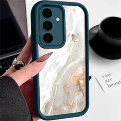 Hülle Für Samsung Galaxy S24 Ultra S23 FE A55 A15 A35 A54 Marmor Schutz TPU Case
