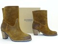 SHABBIES AMSTERDAM Damen Stiefel Stiefeletten Boots Absatzstiefelette NEU Gr.41