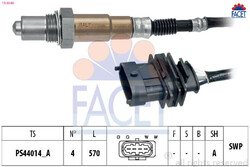 FACET 10.8546 Lambdasonde Lamdasonde für Opel 