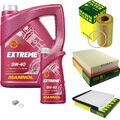 MANN Inspektionspaket 6 L MANNOL Extreme 5W-40 für Volvo V70 II 2.4 D5 XC70