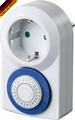 Brennenstuhl Zeitschaltuhr MMZ 20, Mechanische Timer-Steckdose (Tages-Zeitschalt