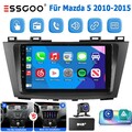 Android14 Autoradio GPS NAVI SAT WIFI BT DAB+ 2+32GB 9" Für Mazda 5 CW 2010-2015