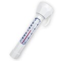 1stk Thermometer Schwimmring Pool Schwimmbad Poolthermometer Wassertemperatur~