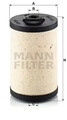 Kraftstofffilter Filtereinsatz BFU 700 x MANN-FILTER für MERCEDES-BENZ SETRA