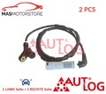 ABS SENSOR DREHZAHLFÜHLER PAAR HINTEN AUTLOG AS4040 2PCS I NEU OE QUALITÄT