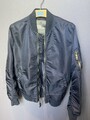 Alpha Industries Bomberjacke /  Größe M /Sommer Jacke / Dunkelblau /