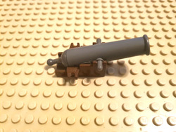 Lego Piraten/Ritter-Kanone mit braunem Untergestell