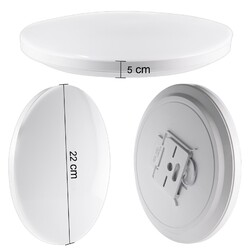 LED Deckenleuchte Bad Badezimmer-Lampe flach Wohn Schlafzimmer Küche Flur IP44