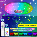 40cm/60W LED RGB Deckenlampe Dimmbar mit Bluetooth Musik Lautsprecher App 230V