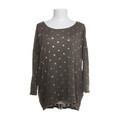 ONLY, Strickpullover, Größe: 40, Grün/Gold, Viskose/Polyester/Elasthan #M7r