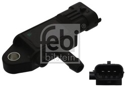 Febi Bilstein 44337 Sensor, Abgasdruck passend für FIAT LANCIA OPEL SAAB